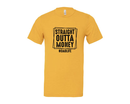 brand:Bella Canvas|color:Heather Yellow Gold|Dad Fathers Day 5 Graphic T-Shirt