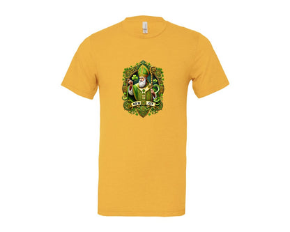 brand:Bella Canvas|color:Heather Yellow Gold|St Patricks Day Saint Patrick Graphic T-Shirt