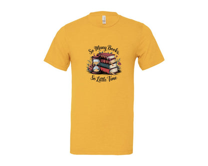 brand:Bella Canvas|color:Heather Yellow Gold|Reading Book 8 Graphic T-Shirt