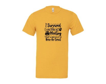 brand:Bella Canvas|color:Heather Yellow Gold|Funny Office Coffee Mug 2 Graphic T-Shirt