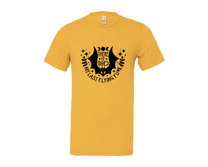 brand:Bella Canvas|color:Heather Yellow Gold|There It Goes My Last Flying Fck 3 Graphic T-Shirt