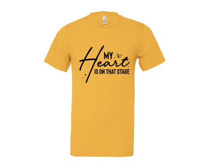 brand:Bella Canvas|color:Heather Yellow Gold|Dance Mom Sleeve Svgmom Svgmom T Shirt Graphic T-Shirt