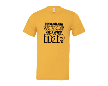 brand:Bella Canvas|color:Heather Yellow Gold|Workout Gym Tank Exercise Graphic T-Shirt