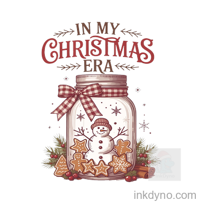 In My Christmas Era Holiday Transfer Design — DTF Transfer