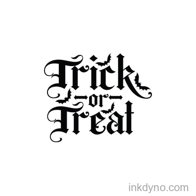 Spooky Trick Or Treat Halloween Transfer Design — DTF Transfer
