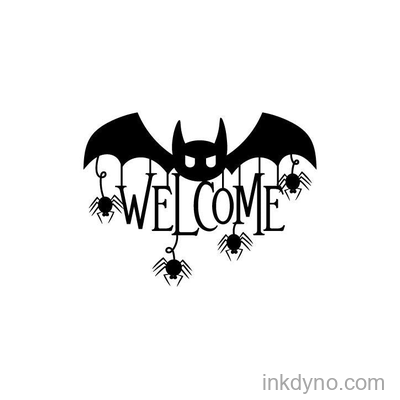 Halloween Welcome Sign
