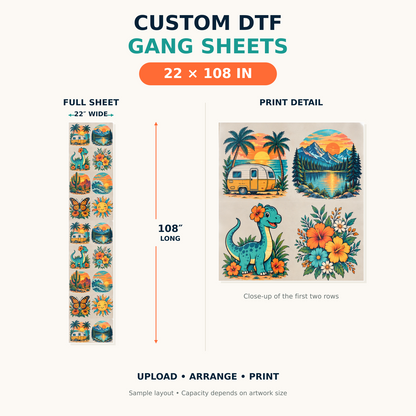 Custom DTF Gang Sheet Builder – Build Your Gang Sheet Online