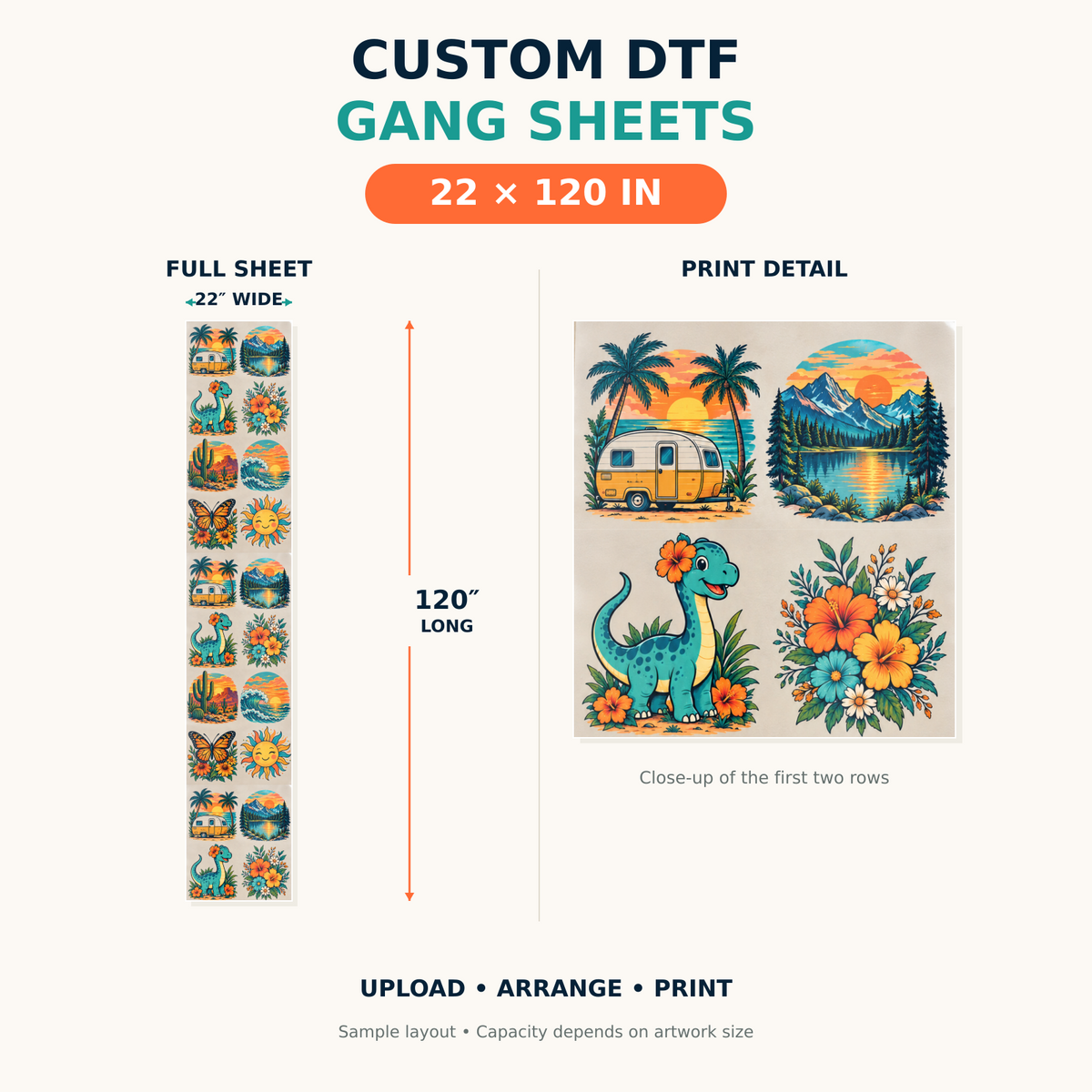 Custom DTF Gang Sheet Builder – Build Your Gang Sheet Online