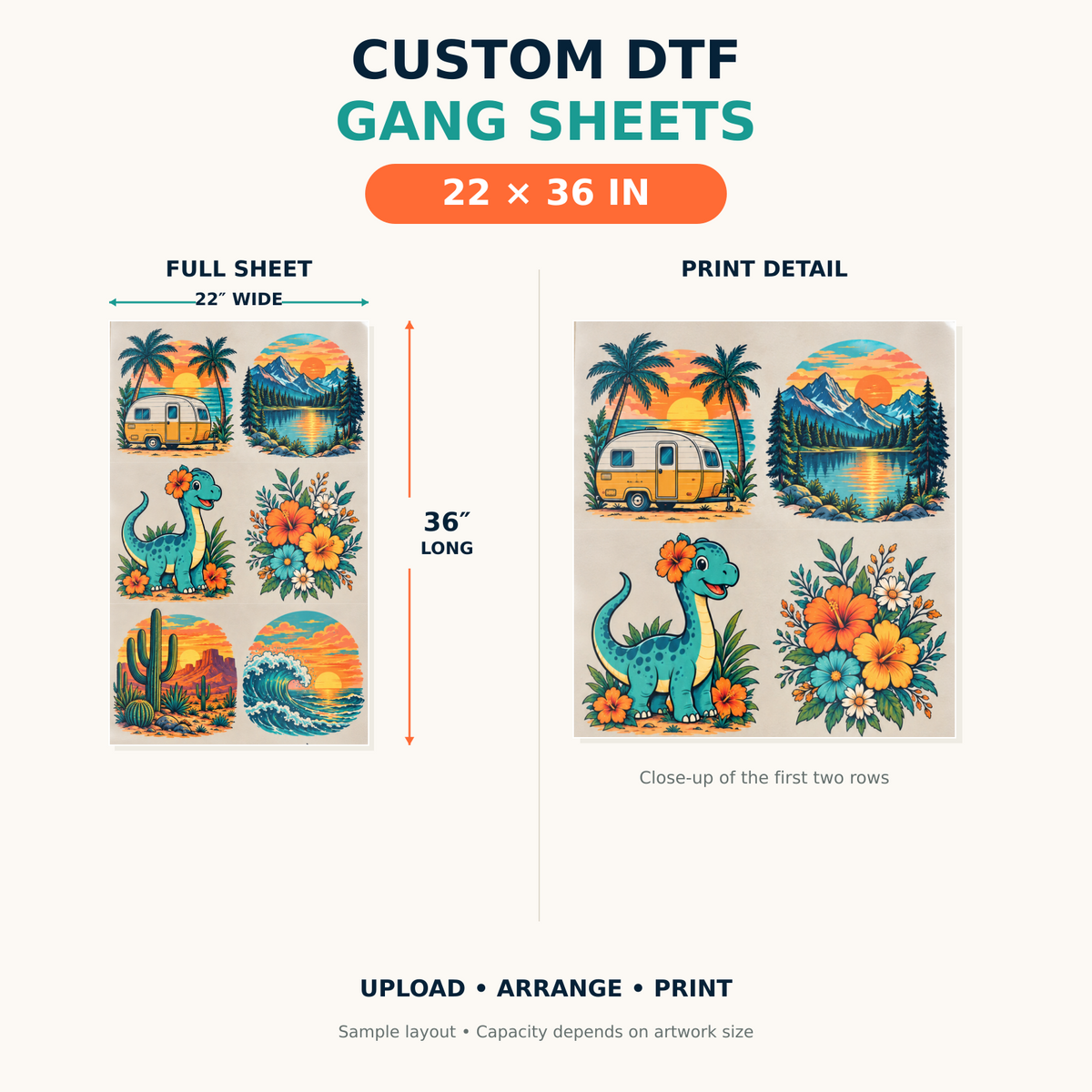 Custom DTF Gang Sheet Builder – Build Your Gang Sheet Online