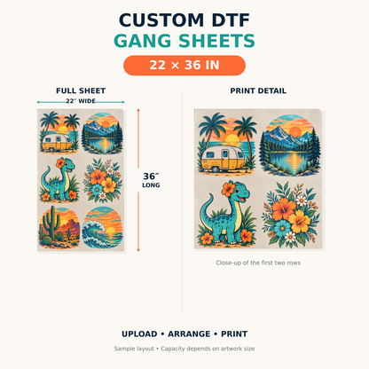 Custom DTF Gang Sheet Builder – Build Your Gang Sheet Online