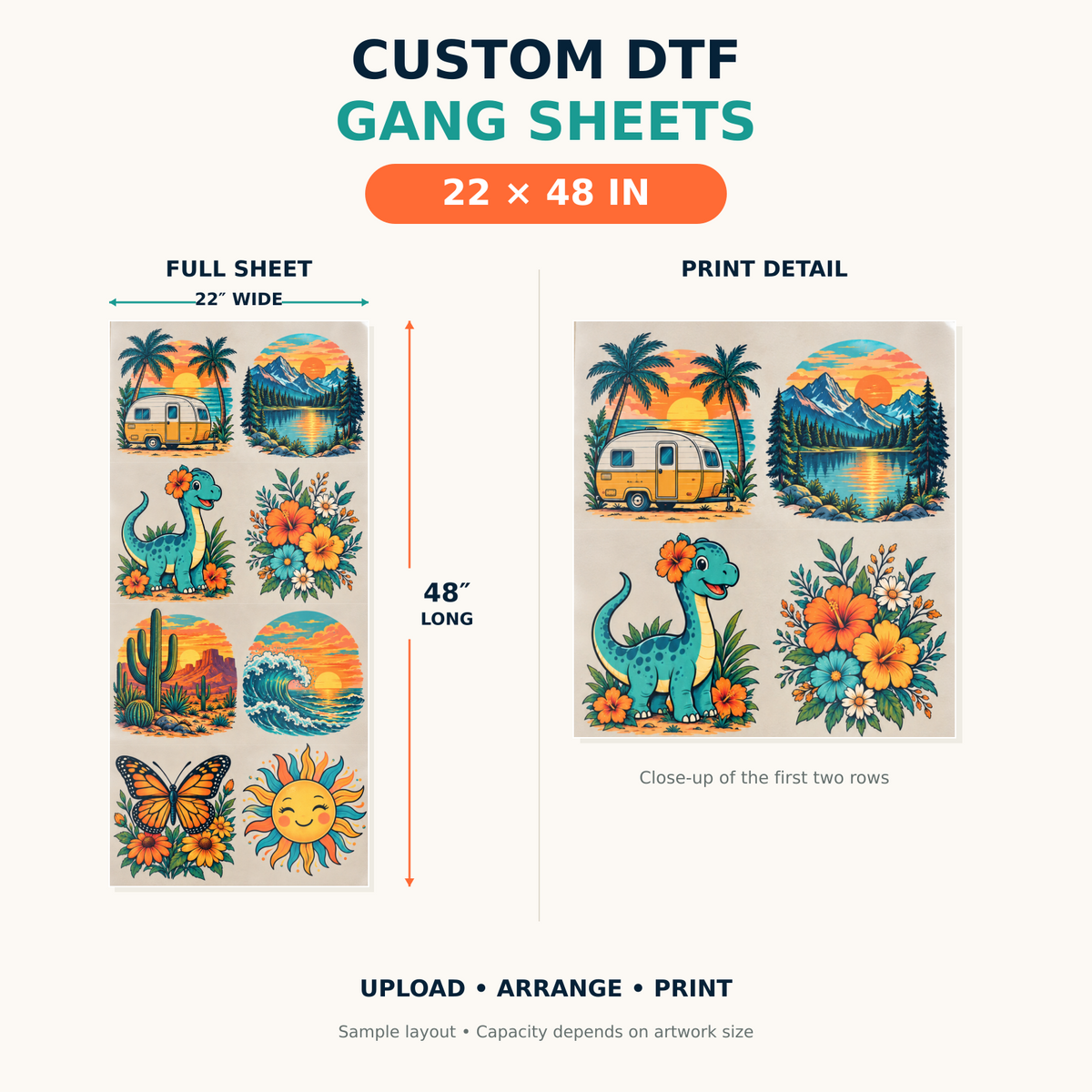 Custom DTF Gang Sheet Builder – Build Your Gang Sheet Online