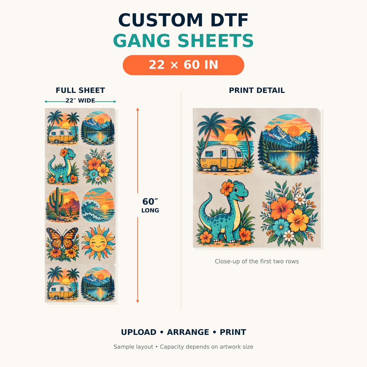 Custom DTF Gang Sheet Builder – Build Your Gang Sheet Online