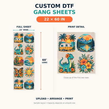 Custom DTF Gang Sheet Builder – Build Your Gang Sheet Online