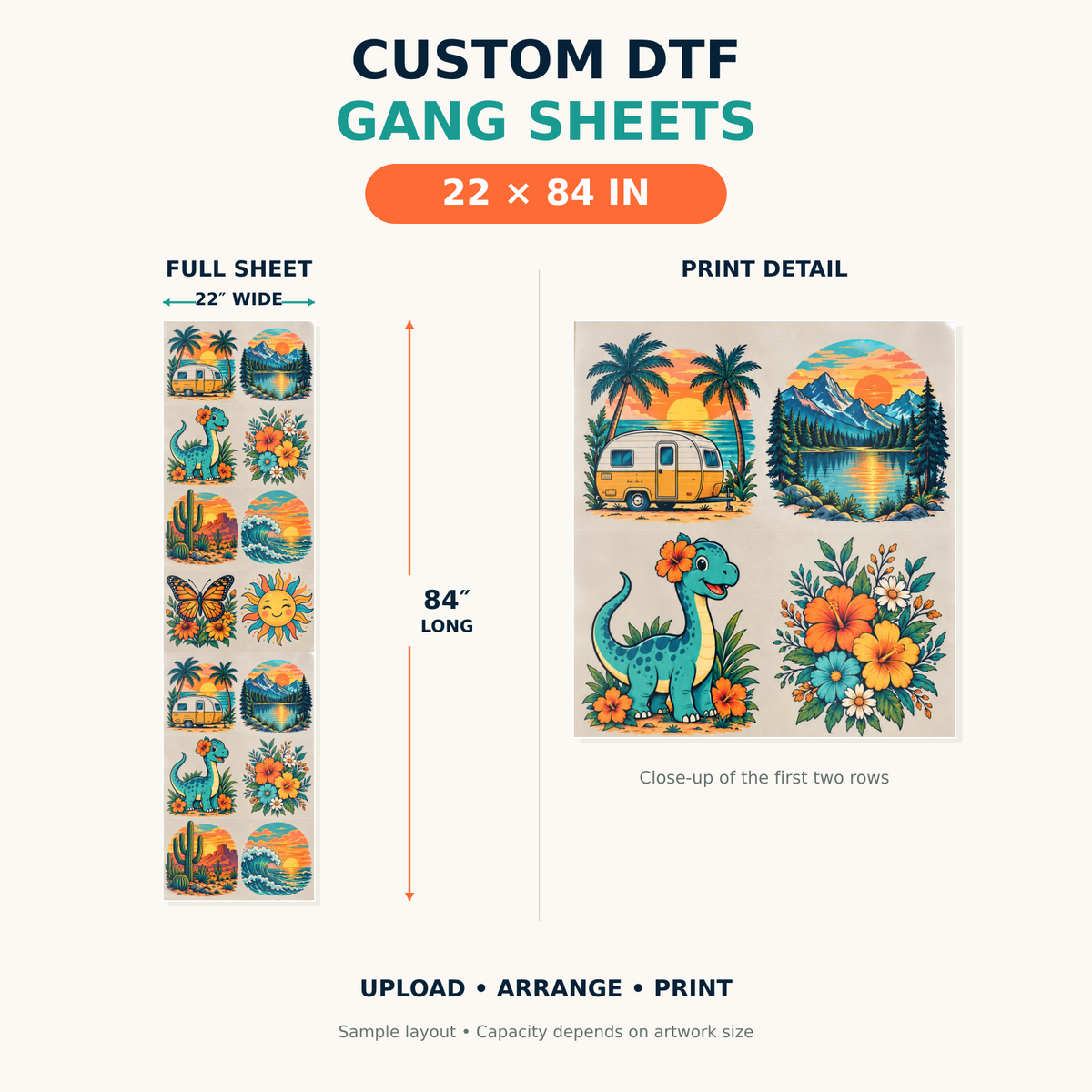 Custom DTF Gang Sheet Builder – Build Your Gang Sheet Online