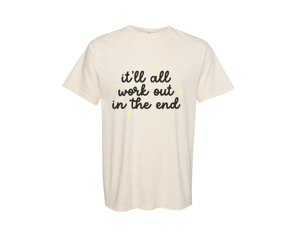 brand:Comfort Colors|color:Ivory|Trendy Affirmation Quote Graphic T-Shirt