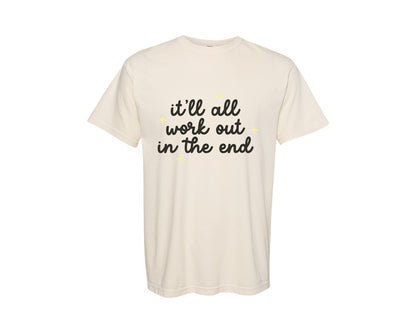 brand:Comfort Colors|color:Ivory|Trendy Affirmation Quote Graphic T-Shirt