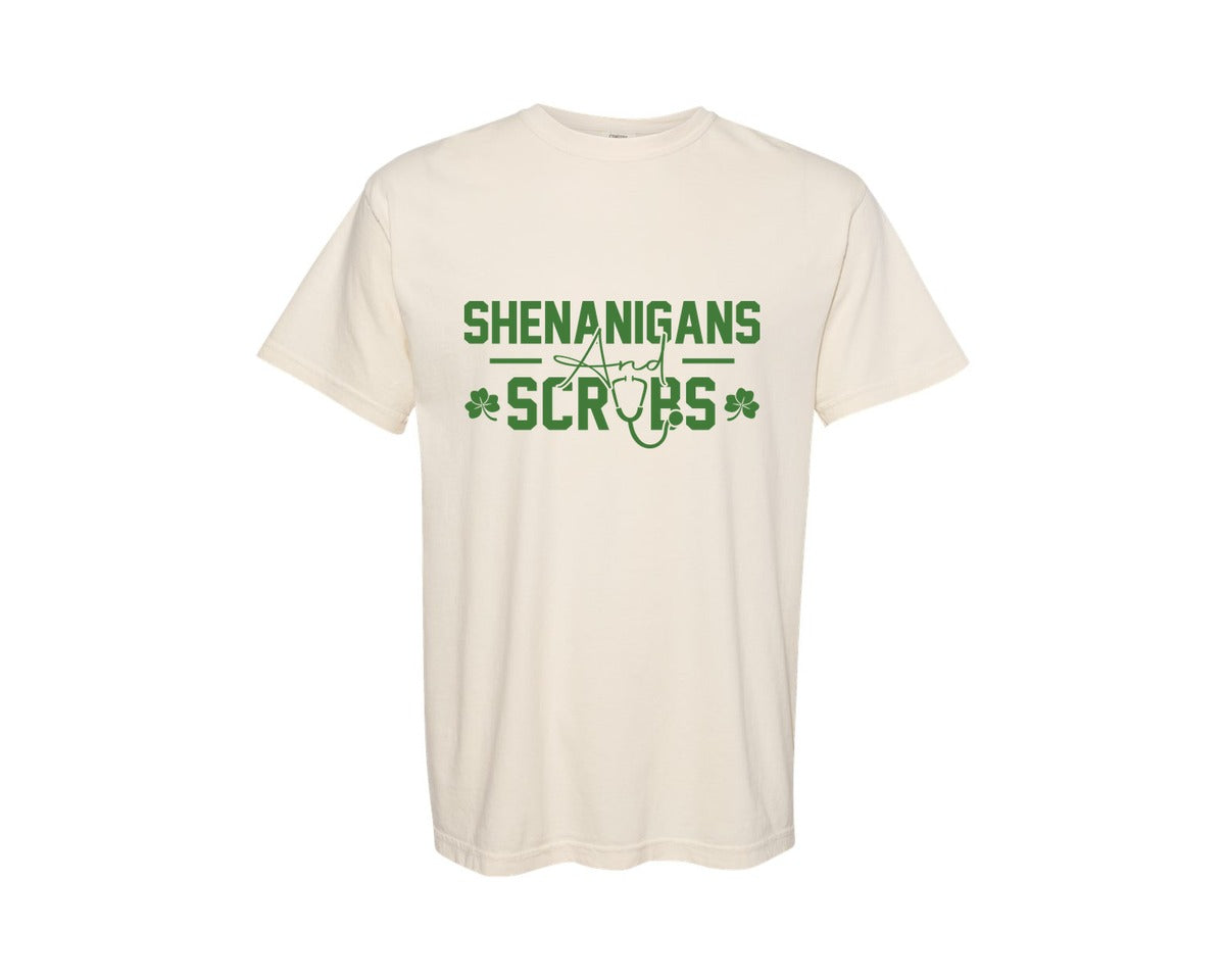 brand:Comfort Colors|color:Ivory|St Patricks Day Shenanigans 2 Graphic T-Shirt