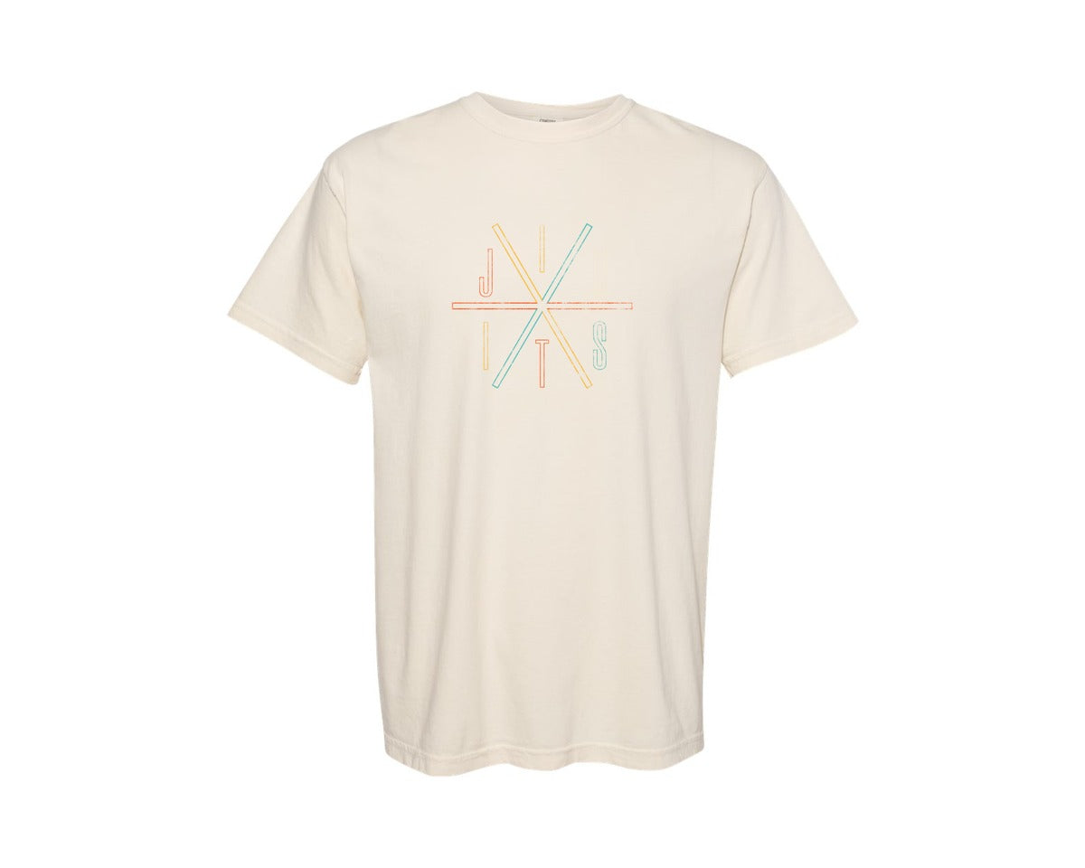 brand:Comfort Colors|color:Ivory|Retro Brazilian Jiu Jitsu Graphic T-Shirt