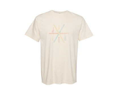 brand:Comfort Colors|color:Ivory|Retro Brazilian Jiu Jitsu Graphic T-Shirt