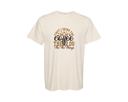 brand:Comfort Colors|color:Ivory|Coffee Vol 8 9 Graphic T-Shirt
