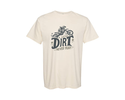 brand:Comfort Colors|color:Ivory|Dirt Motorbike Motocross Lifestyle Humor Graphic T-Shirt