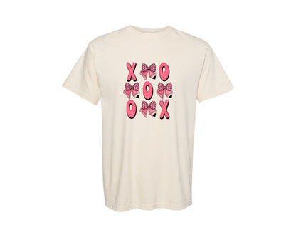 brand:Comfort Colors|color:Ivory|Xoxo Tic Tac Love Cute Valentine Graphic T-Shirt