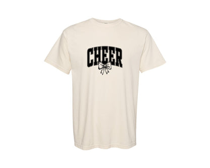 brand:Comfort Colors|color:Ivory|Cheer Football Mom Fotball Graphic T-Shirt