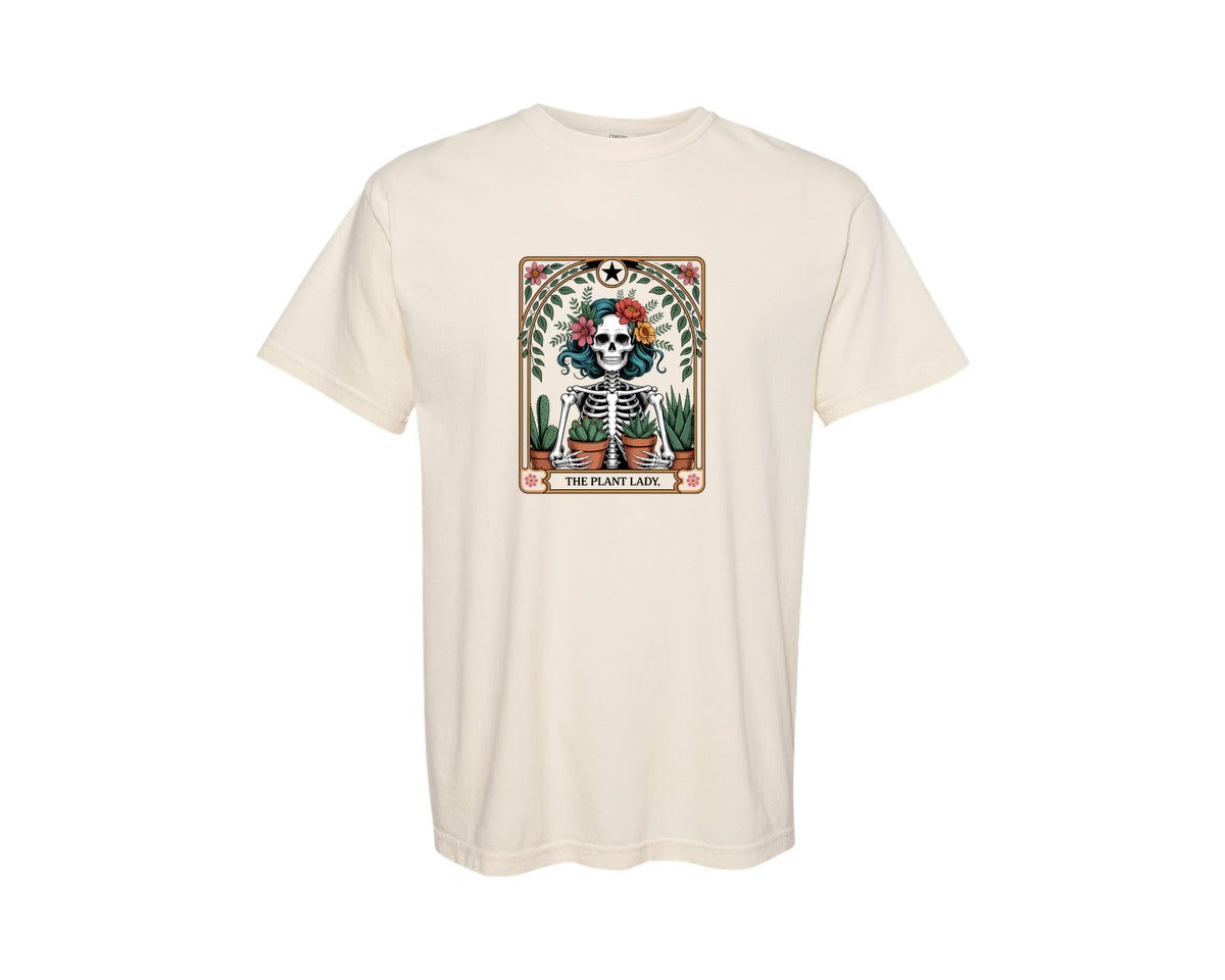 brand:Comfort Colors|color:Ivory|The Plant Lady Plant Lover T Shirt Graphic T-Shirt