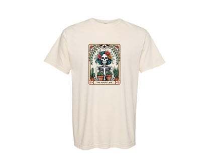 brand:Comfort Colors|color:Ivory|The Plant Lady Plant Lover T Shirt Graphic T-Shirt