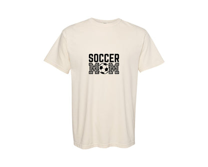 brand:Comfort Colors|color:Ivory|Soccer Mom Svgsoccer Mom Shirt Svgpng Graphic T-Shirt