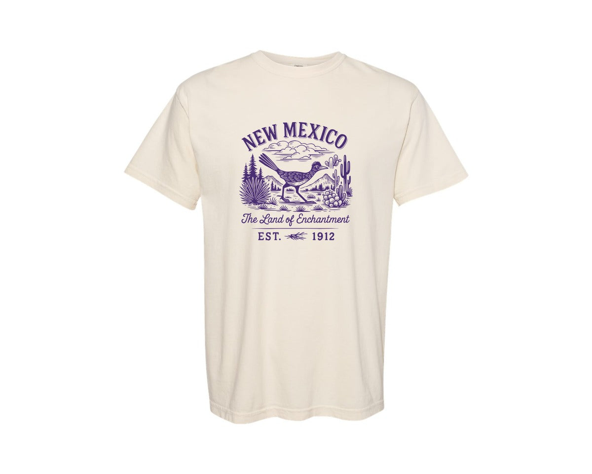 brand:Comfort Colors|color:Ivory|New Mexico The Land Of Enchantment Graphic T-Shirt
