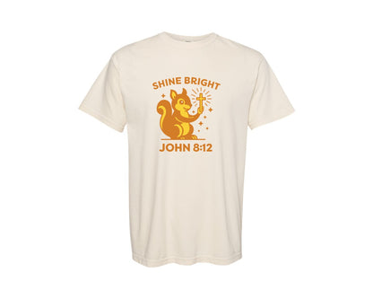 brand:Comfort Colors|color:Ivory|Shine Bright John 812 Graphic T-Shirt