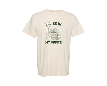brand:Comfort Colors|color:Ivory|Vintage Garden Tools Flowers Graphic T-Shirt