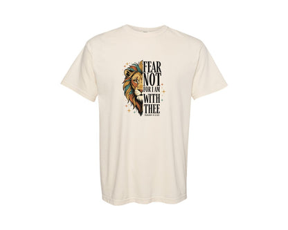 brand:Comfort Colors|color:Ivory|Fear Not For I Am With Thee Graphic T-Shirt