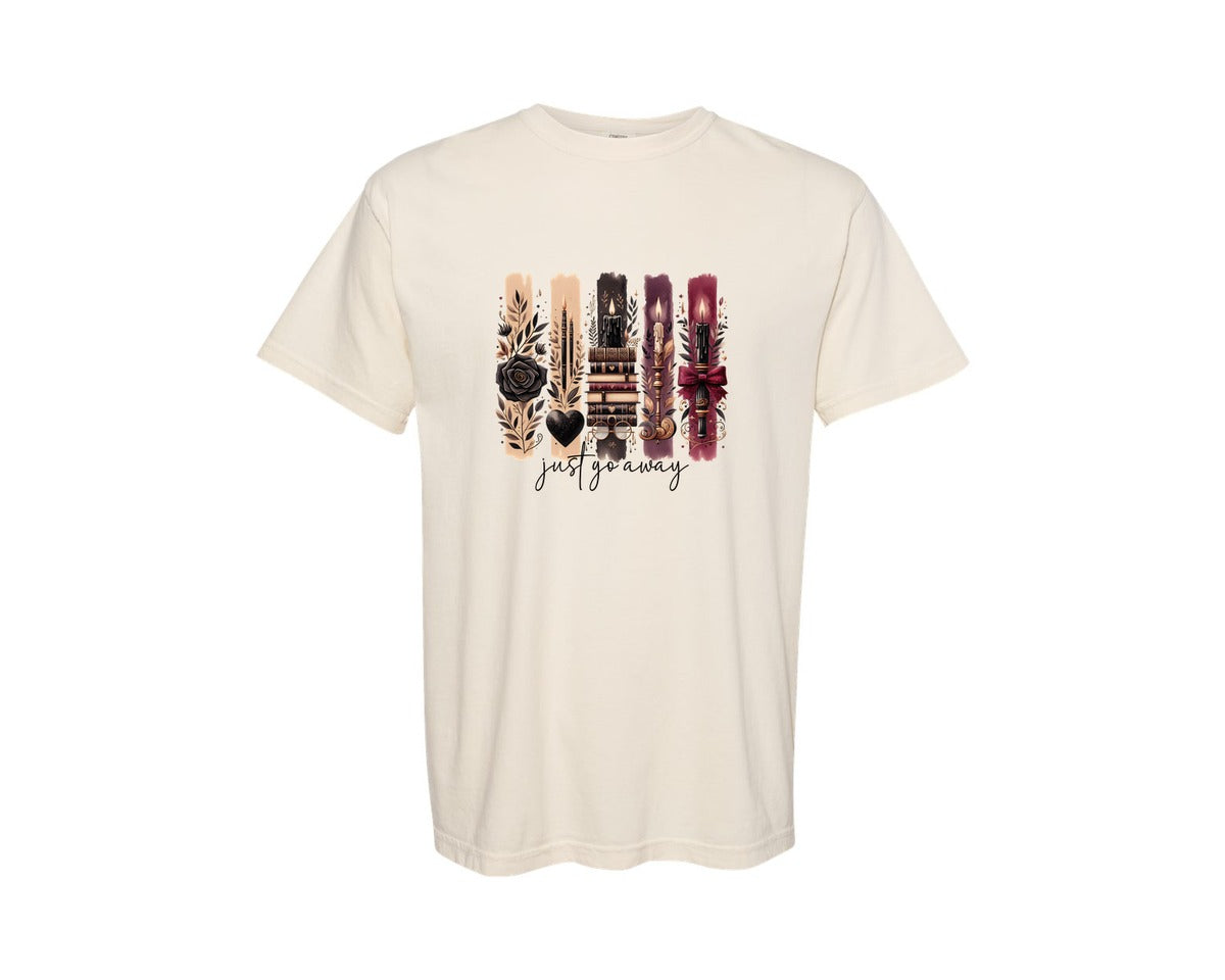 brand:Comfort Colors|color:Ivory|Bookish Book Lover Reading Booktok 2 Graphic T-Shirt