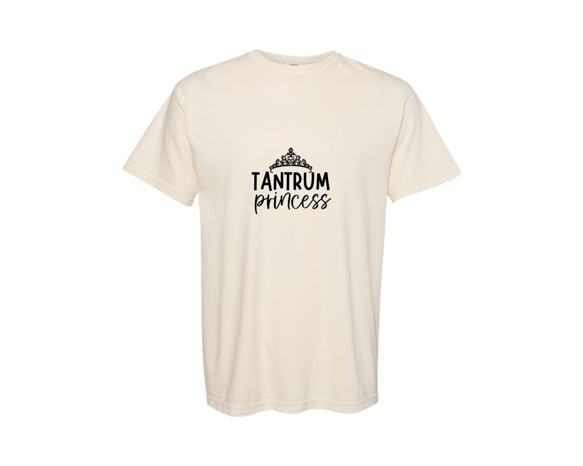 brand:Comfort Colors|color:Ivory|Tantrum Princess Graphic T-Shirt