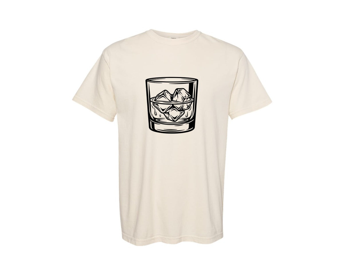 brand:Comfort Colors|color:Ivory|Raise A Glass To Life Graphic T-Shirt