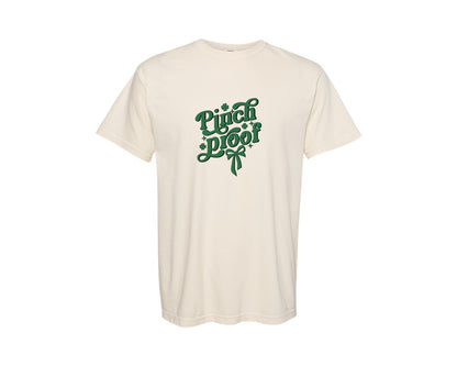 brand:Comfort Colors|color:Ivory|Pinch Proof Funny St Patricks Day Graphic T-Shirt