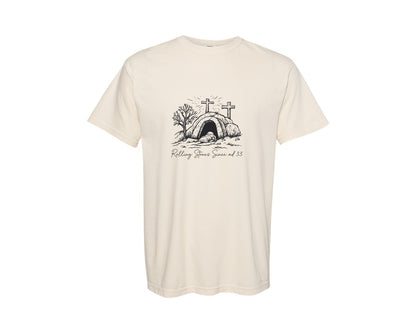 brand:Comfort Colors|color:Ivory|Rolling Stones Svgretro Music Lover Graphic T-Shirt