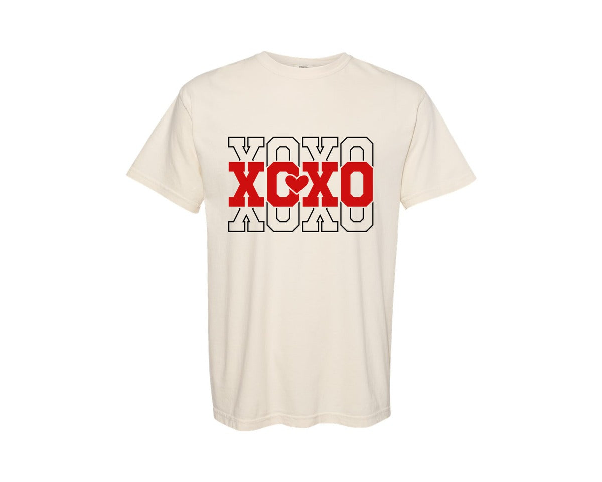 brand:Comfort Colors|color:Ivory|Xoxo Valentine 22 Graphic T-Shirt