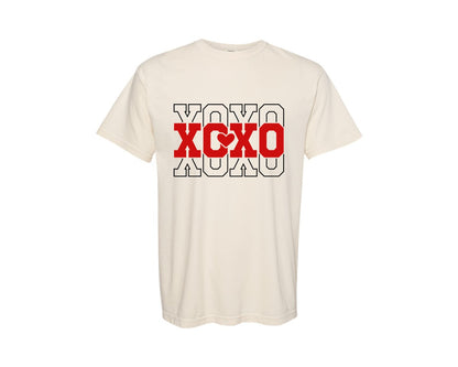 brand:Comfort Colors|color:Ivory|Xoxo Valentine 22 Graphic T-Shirt