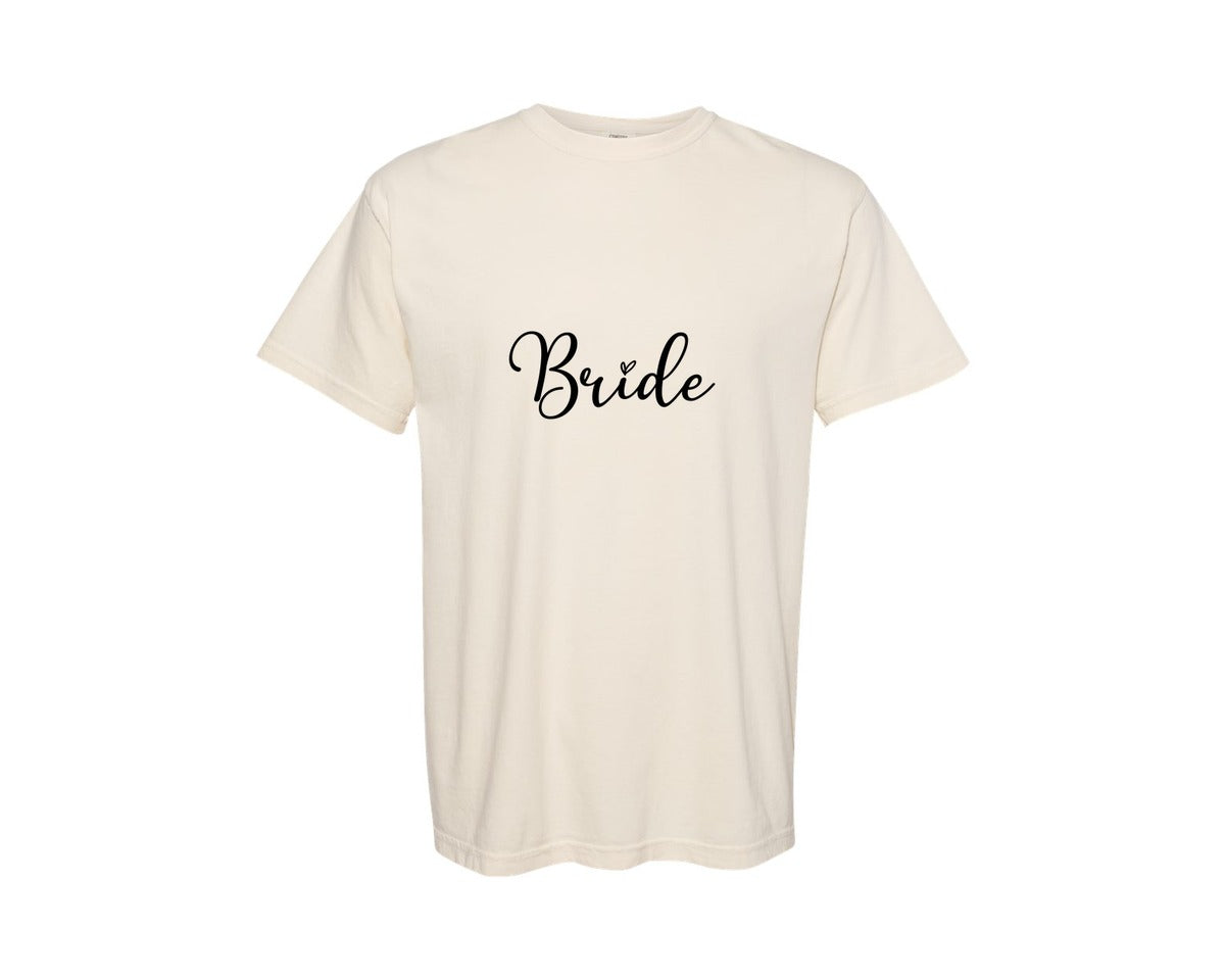 brand:Comfort Colors|color:Ivory|Bride Wedding 2 Graphic T-Shirt