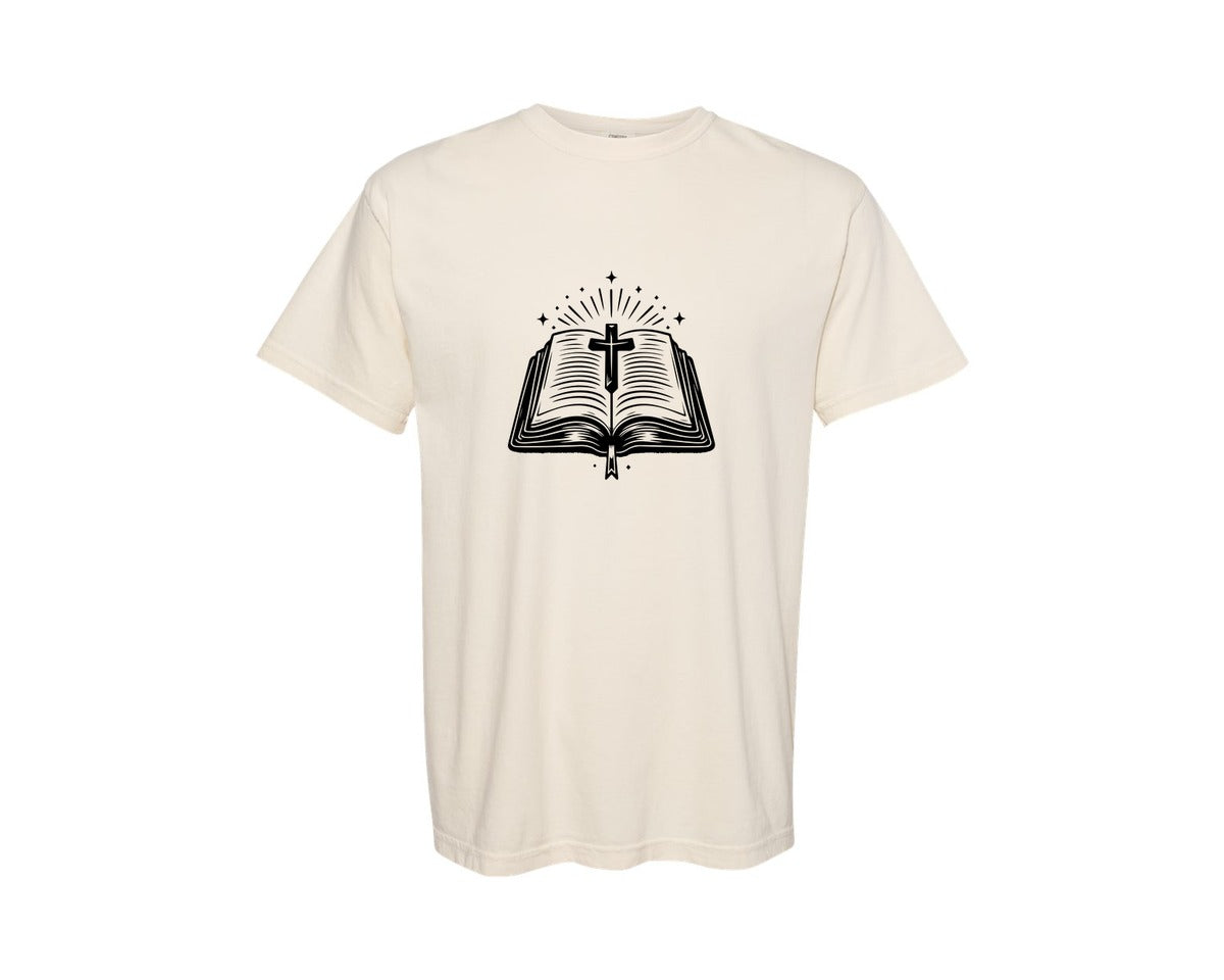 brand:Comfort Colors|color:Ivory|Christian Religious Graphic T-Shirt