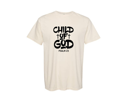 brand:Comfort Colors|color:Ivory|Child Of God Christian Shirt Graphic T-Shirt