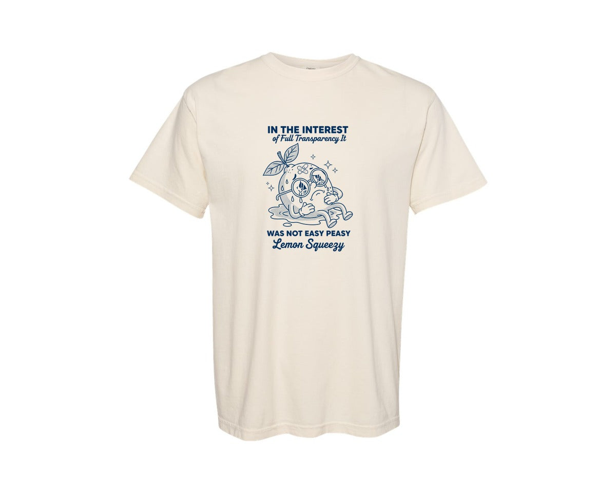 brand:Comfort Colors|color:Ivory|Snarky Sarcastic Animal Adult Humor Graphic T-Shirt