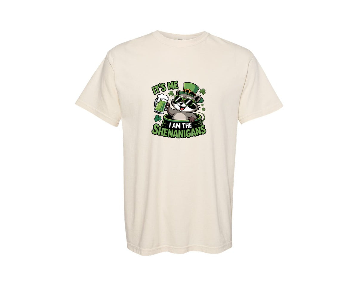 brand:Comfort Colors|color:Ivory|Its Me I Am The Shenanigans Graphic T-Shirt