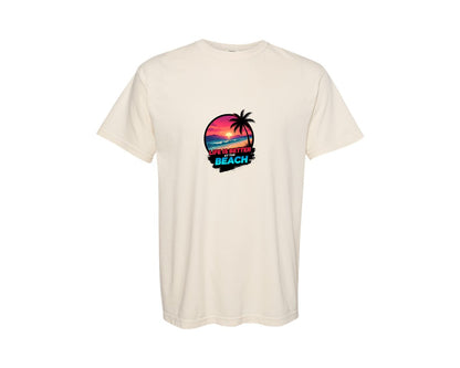 brand:Comfort Colors|color:Ivory|Life Is Better At The Beach 10 Graphic T-Shirt