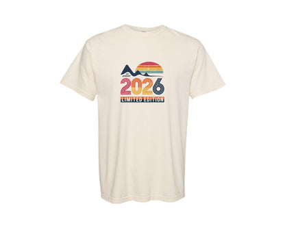 brand:Comfort Colors|color:Ivory|Retro Birthday Shirt Daughter Or Son Graphic T-Shirt