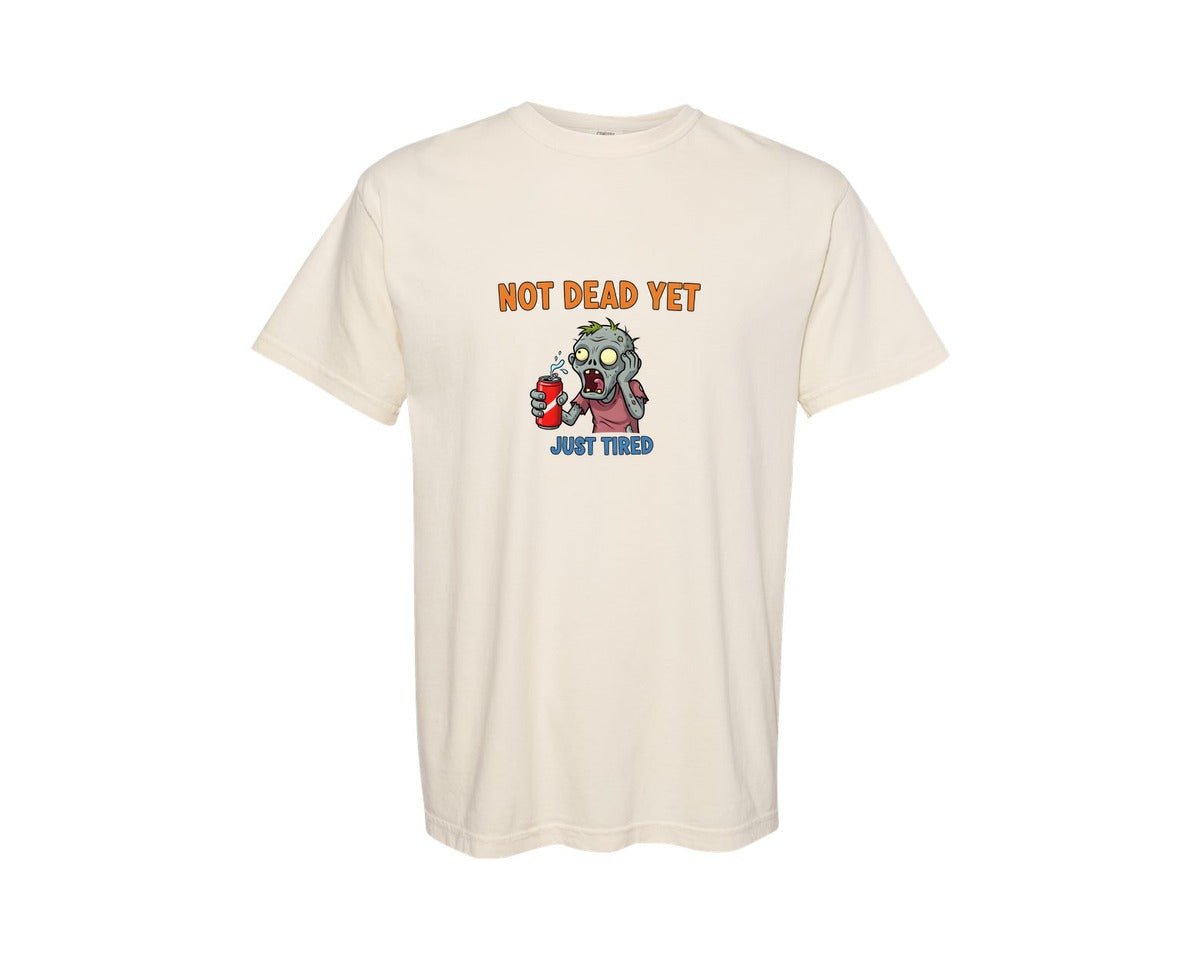 brand:Comfort Colors|color:Ivory|Zombies Energy Drink Graphic T-Shirt