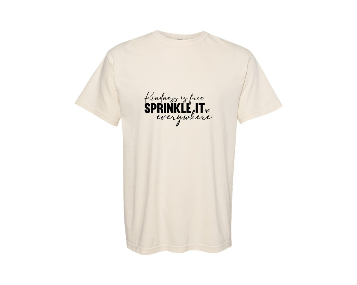 brand:Comfort Colors|color:Ivory|Kindness Svgmom Svgself Love Svglove Graphic T-Shirt